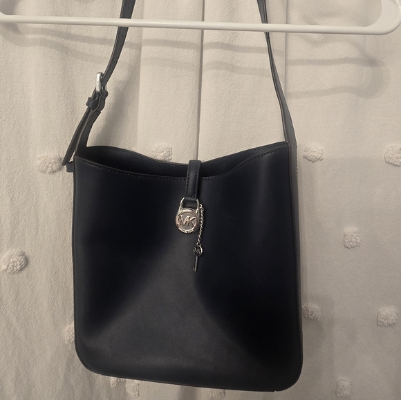 MICHAEL Michael Kors Handbags - NWT Michael Kors Navy Blue Leather Shoulder Bag